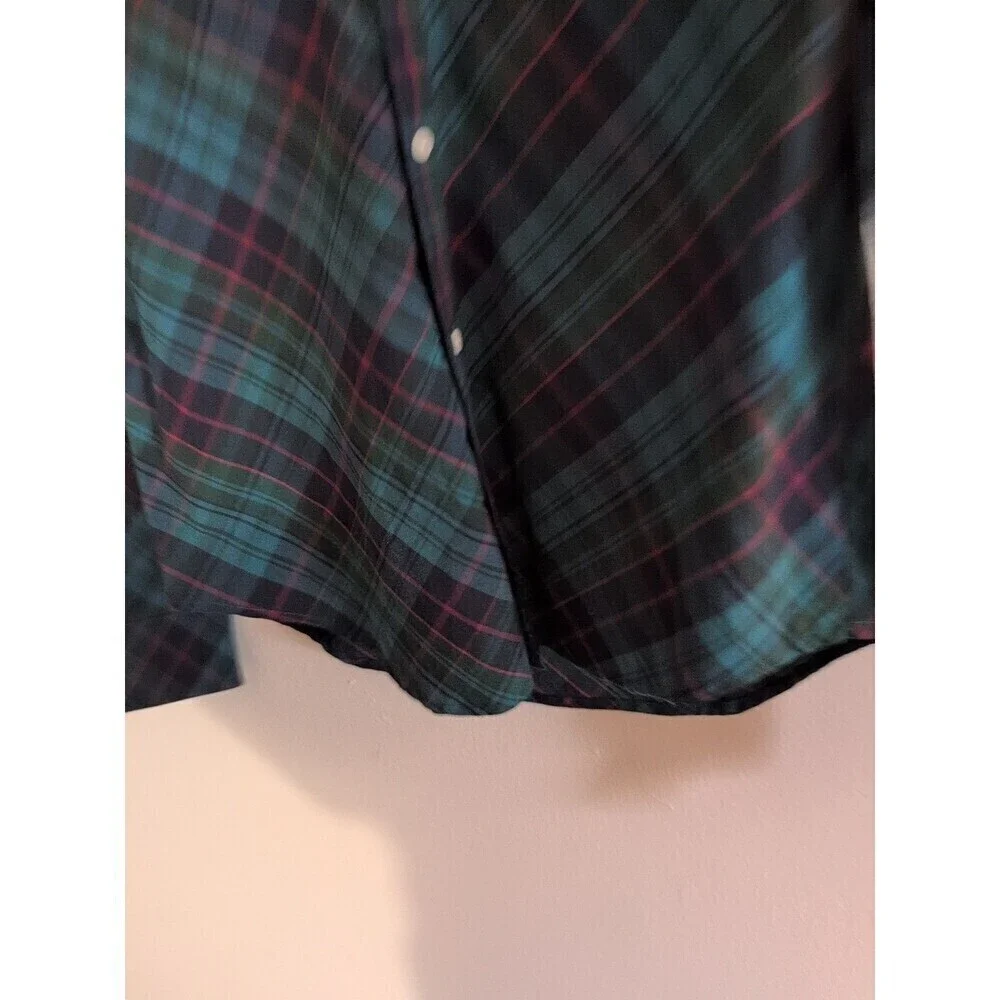 Ralph Lauren Boys XS Plaid Button Up Long Sleeve Shirt
